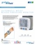 Product Sheet - Automatic Wrist Blood Pressure Monitor
